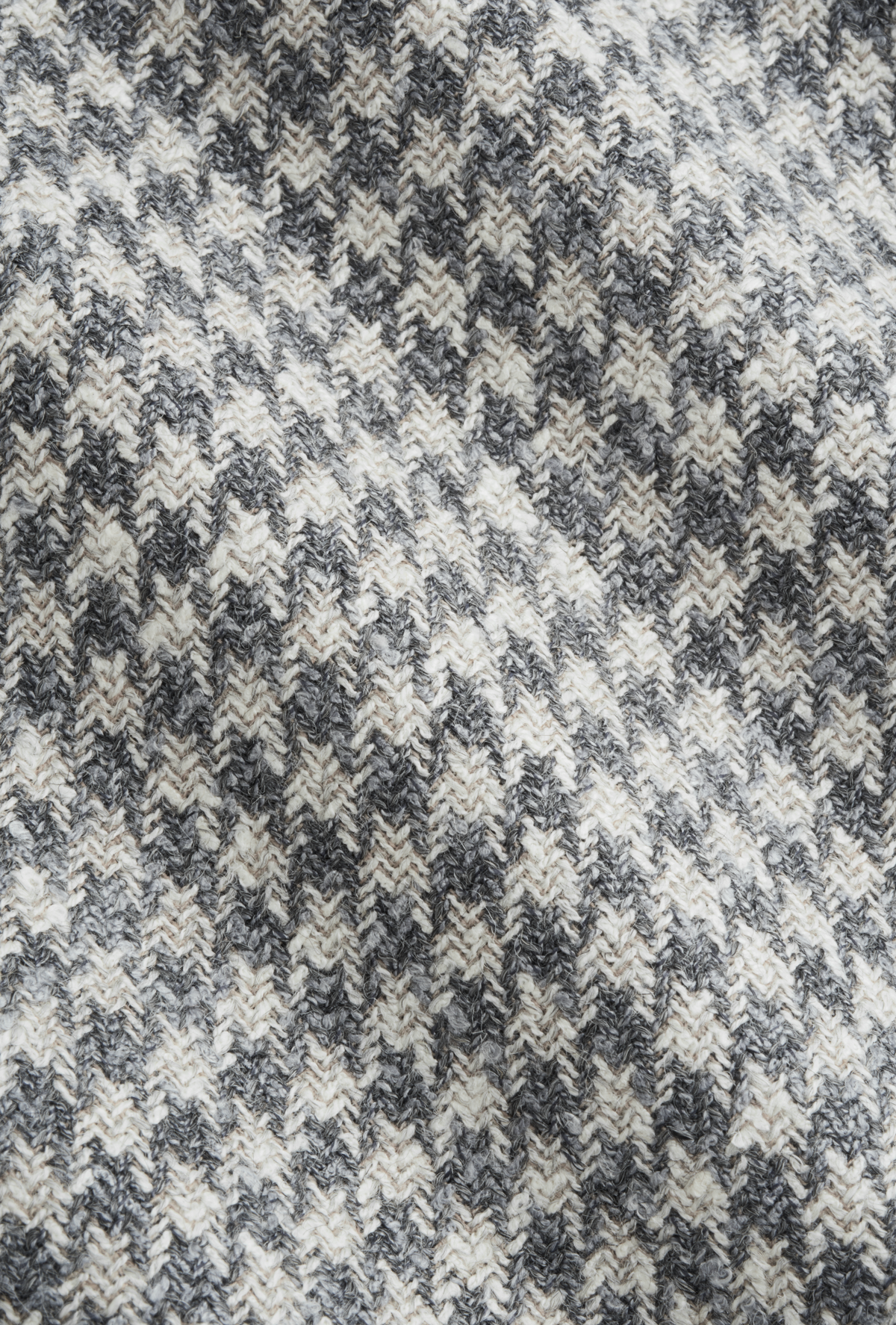 Suitsupply C23022 mid grey houndstooth Havana blazer fabric and color detail