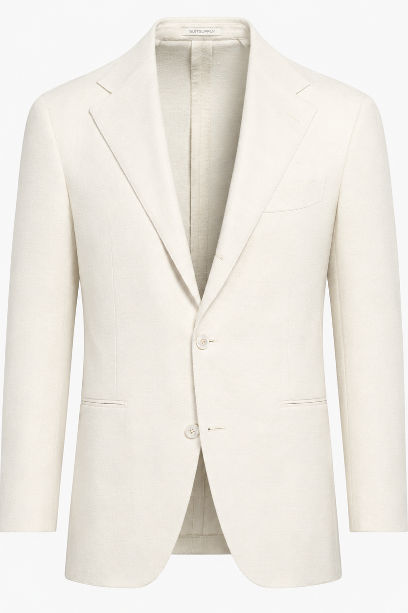 Suitsupply C24209 Off-White Relaxed Fit Roma Blazer