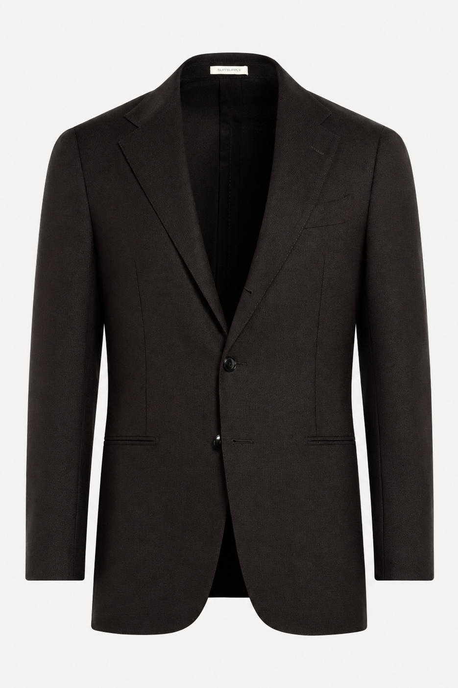 Suitsupply Dark Brown Havana Suit in Rogna 4-Ply Wool - C6639