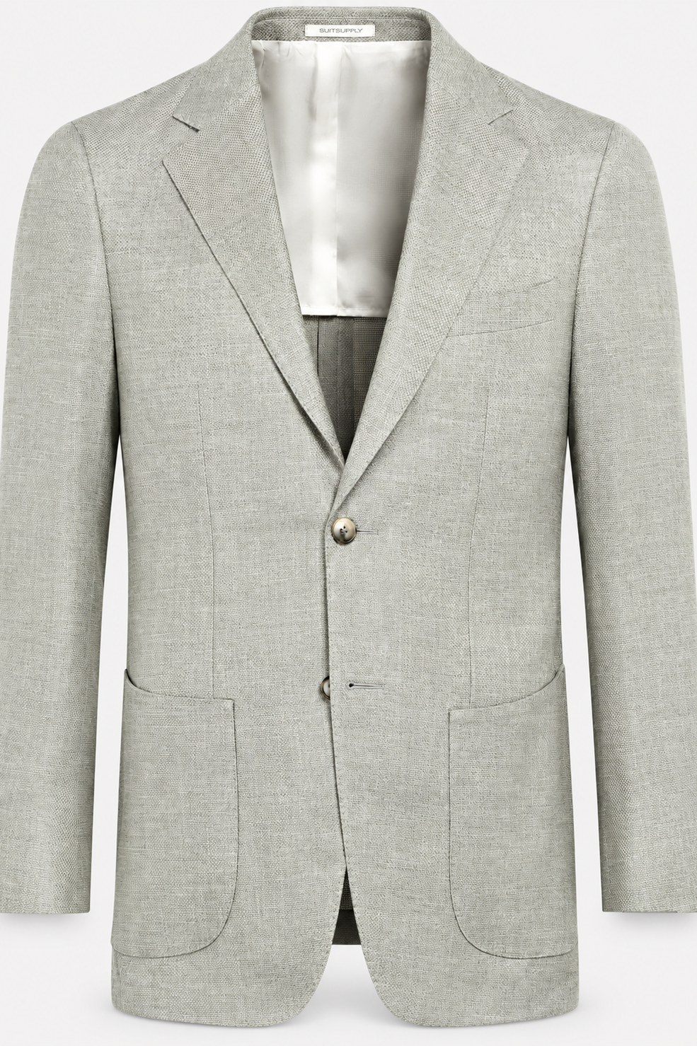 Suitsupply C1815 Havana light green E.Thomas wool silk linen cashmere blazer