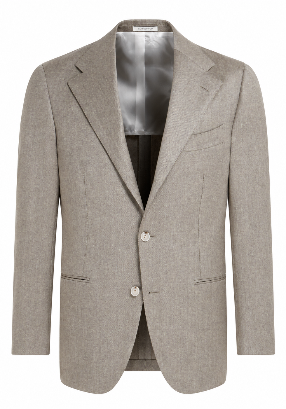 Suitsupply P6739 Mid Brown Relaxed Fit Roma Suit Jacket
