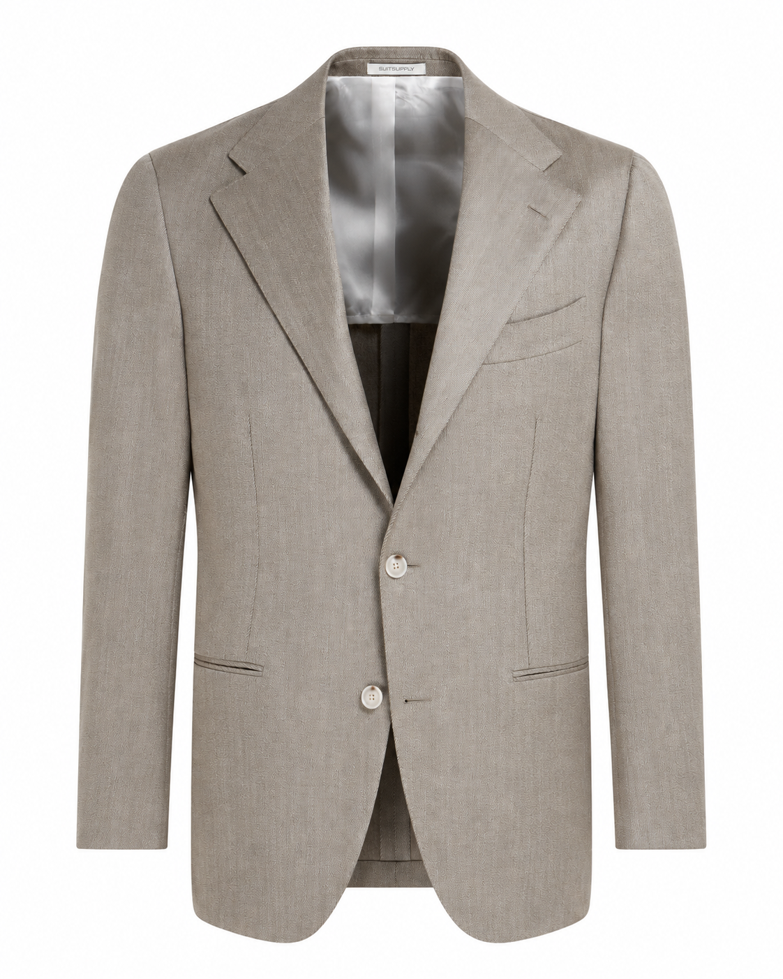 Suitsupply P6739 Mid Brown Relaxed Fit Roma Suit Jacket