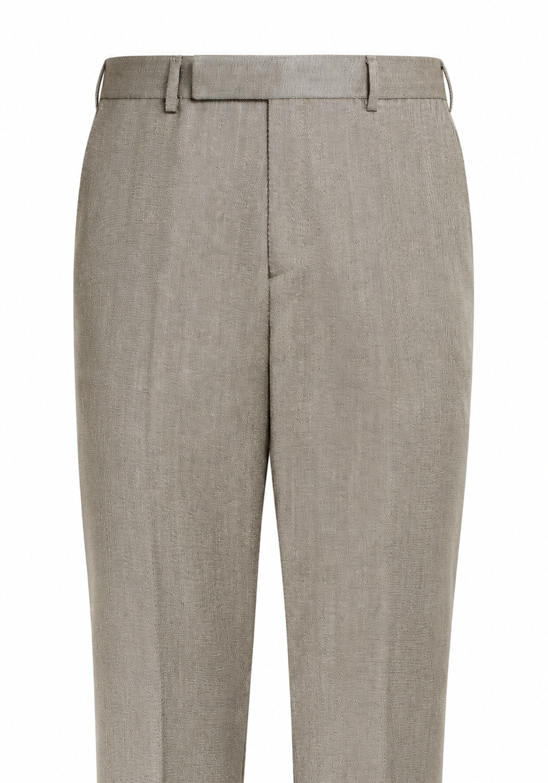 Suitsupply P6739 Mid Brown Relaxed Fit Roma Suit Trousers