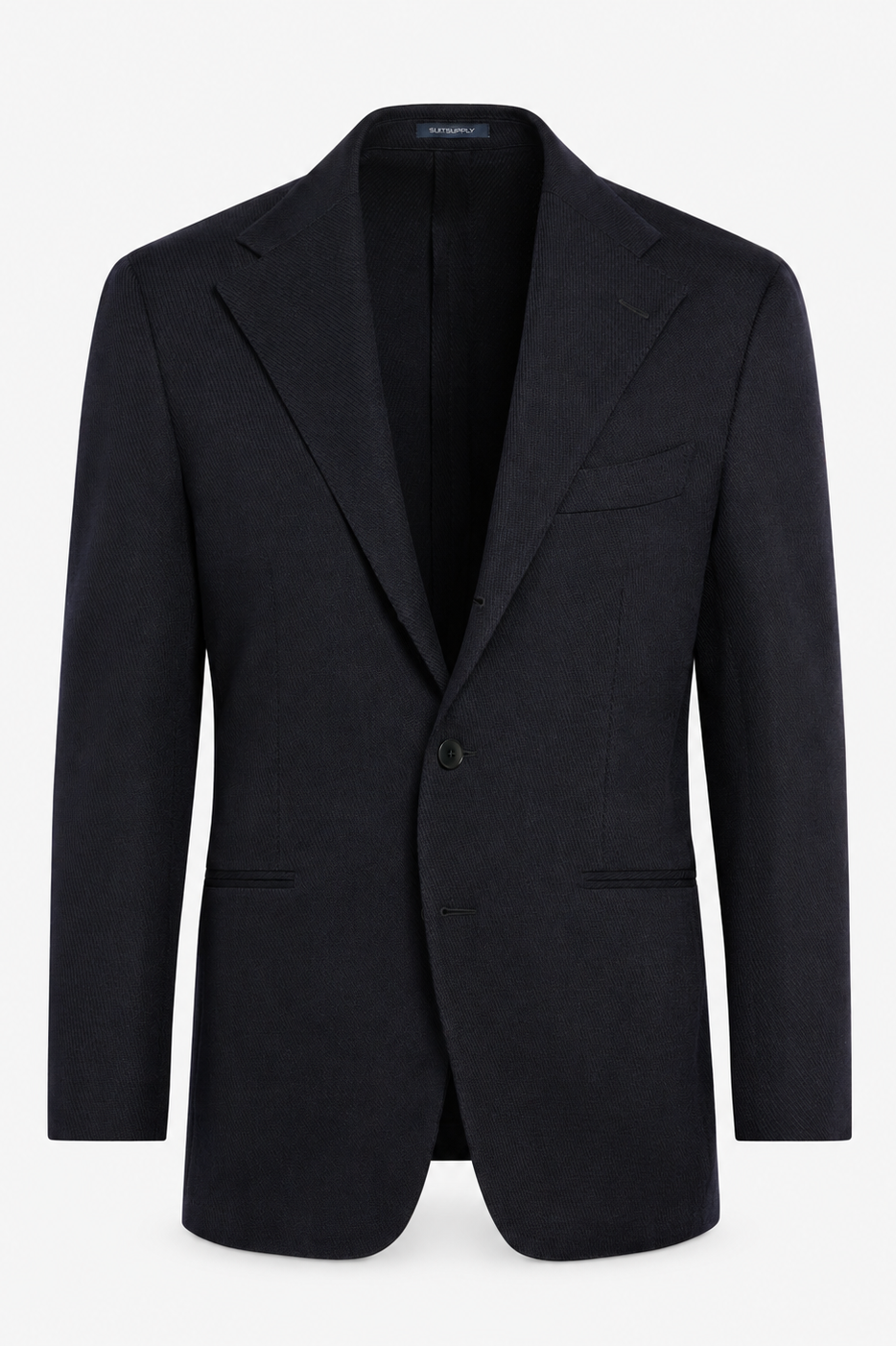 Suitsupply P6901 Roma Navy Wrinkle-Free 4-Ply Wool Suit Jacket