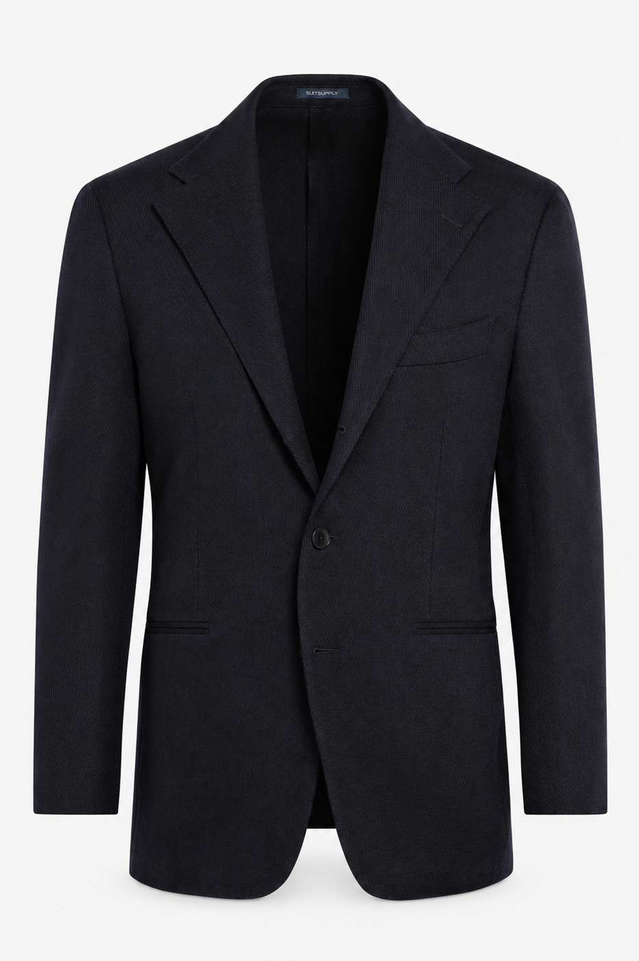 Suitsupply P6901 Roma Navy Wrinkle-Free 4-Ply Wool Suit Jacket