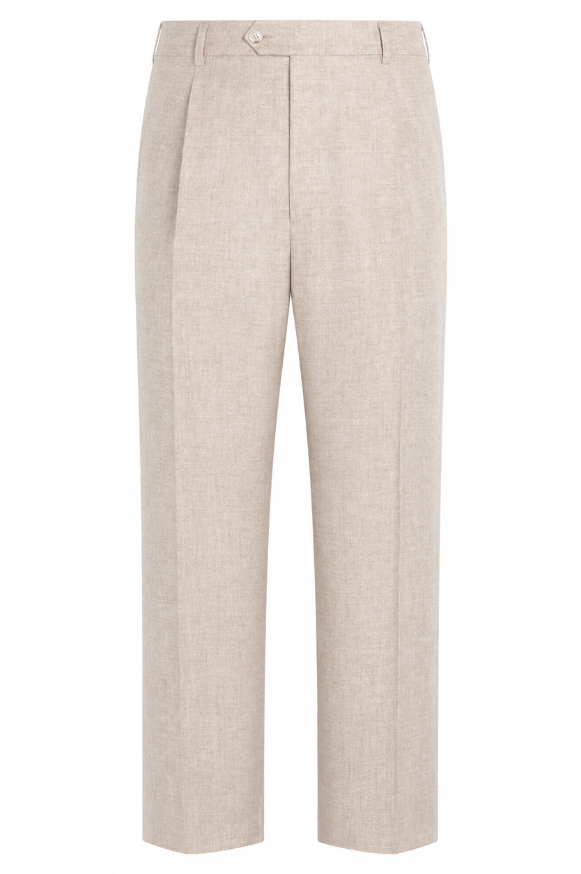Suitsupply Milano Sand Wool & Cashmere E.Thomas Double-Breasted Suit trousers