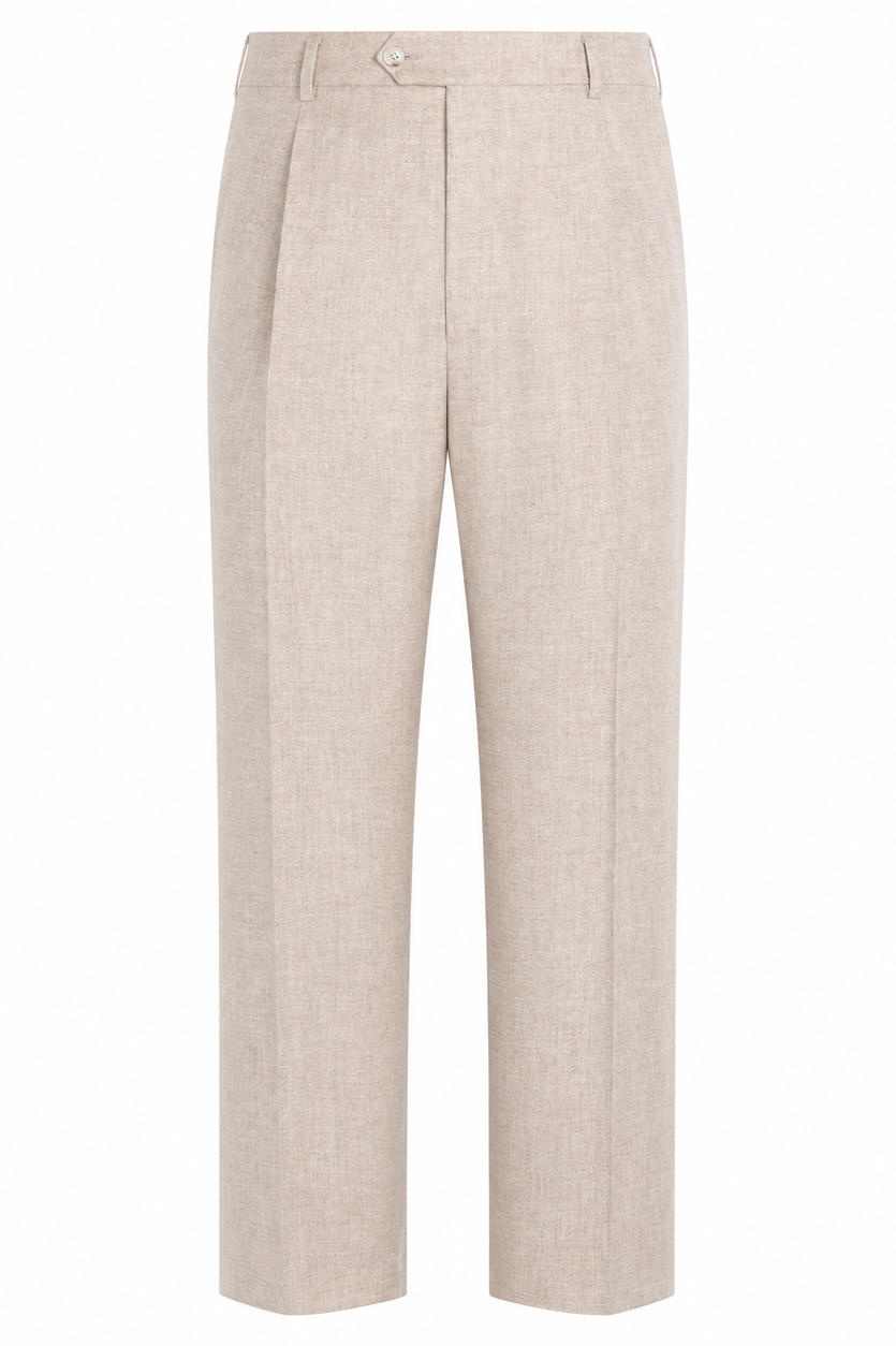 Suitsupply Milano Sand Wool & Cashmere E.Thomas Double-Breasted Suit trousers