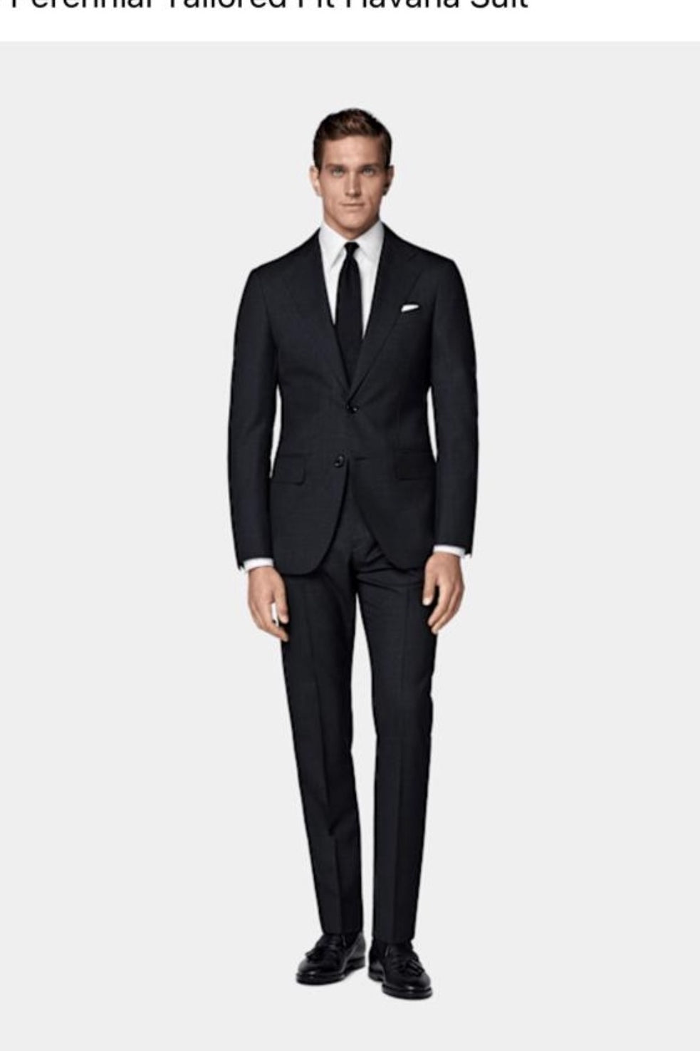Suitsupply P7167 navy Perennial Havana suit in Vitale Barberis Canonico pure tropical wool