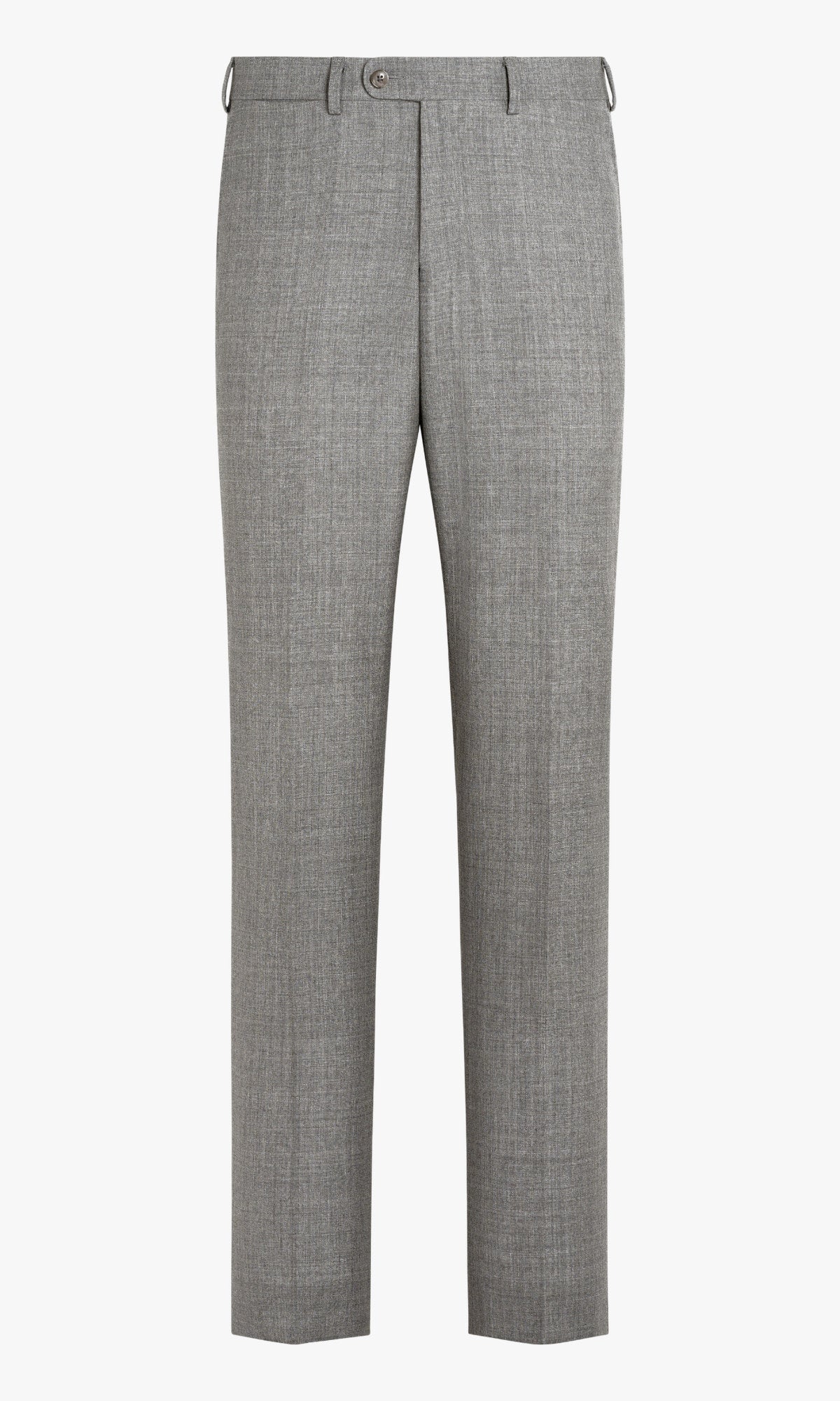 Suitsupply Lazio light grey VBC tropical wool suit trousers, front view