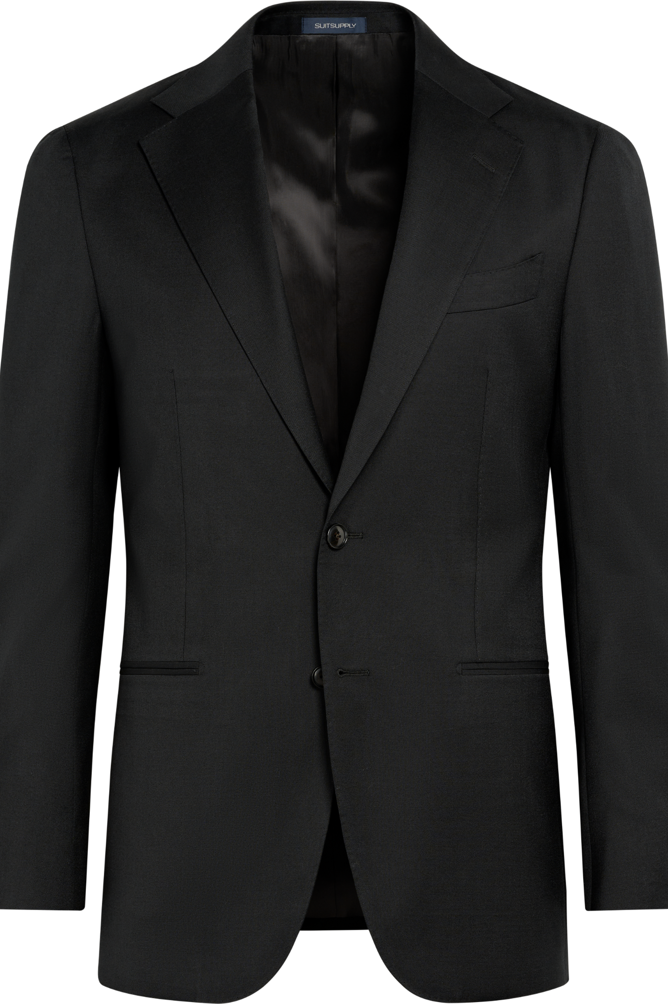 Suitsupply P9365 Black Perennial Tailored Fit Havana Suit Jacket