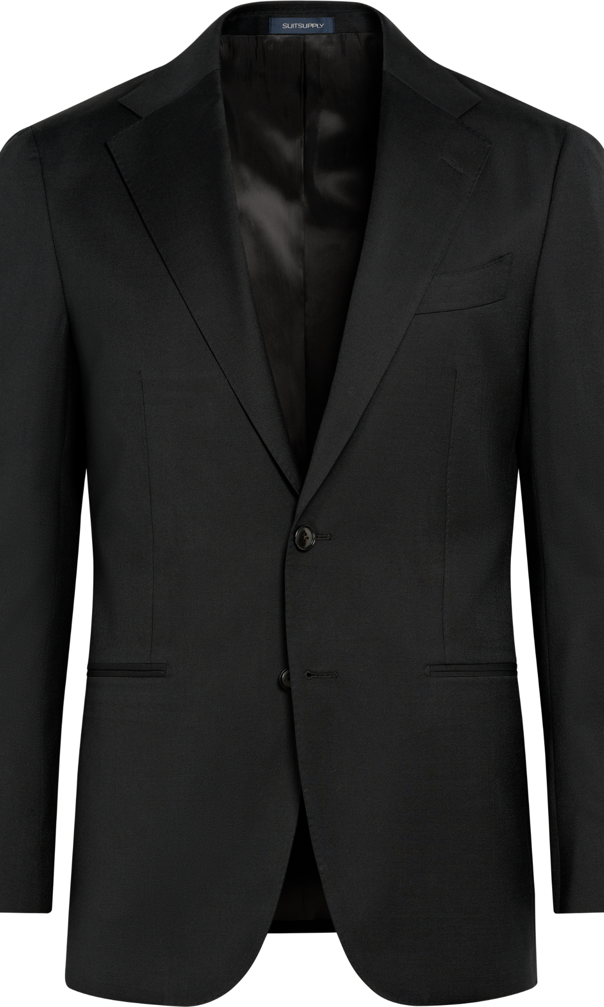 Suitsupply P9365 Black Perennial Tailored Fit Havana Suit Jacket
