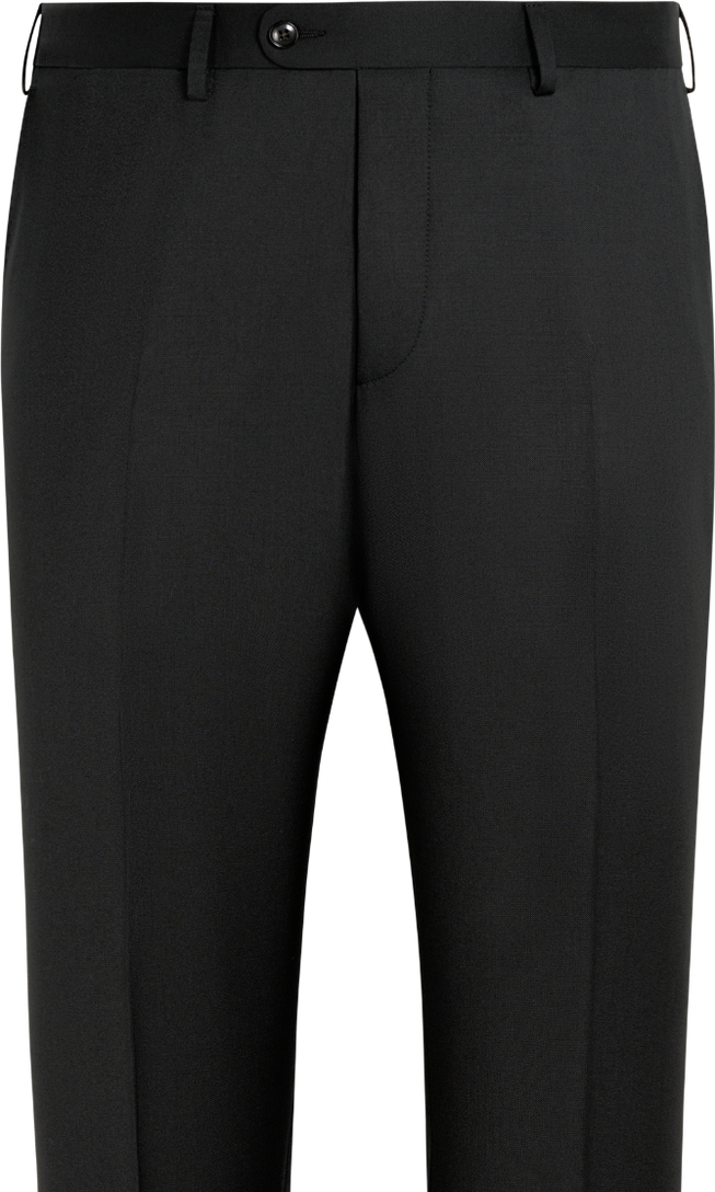Suitsupply P9365 Black Perennial Tailored Fit Havana Suit Trousers