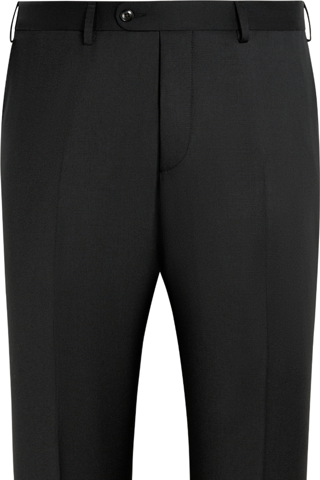 Suitsupply P9365 Black Perennial Tailored Fit Havana Suit Trousers
