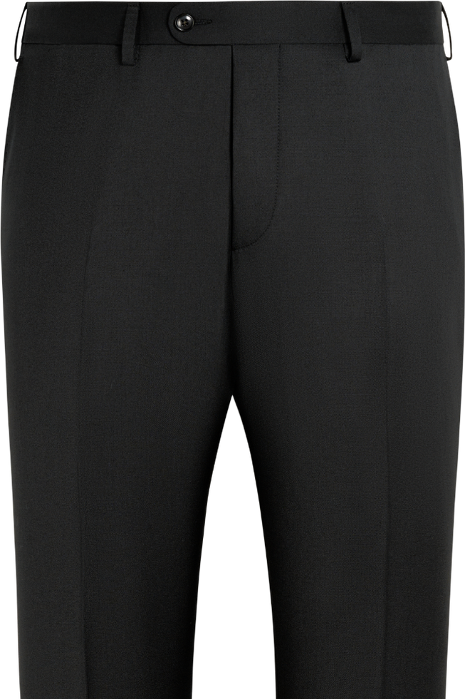 Suitsupply P9365 Black Perennial Tailored Fit Havana Suit Trousers