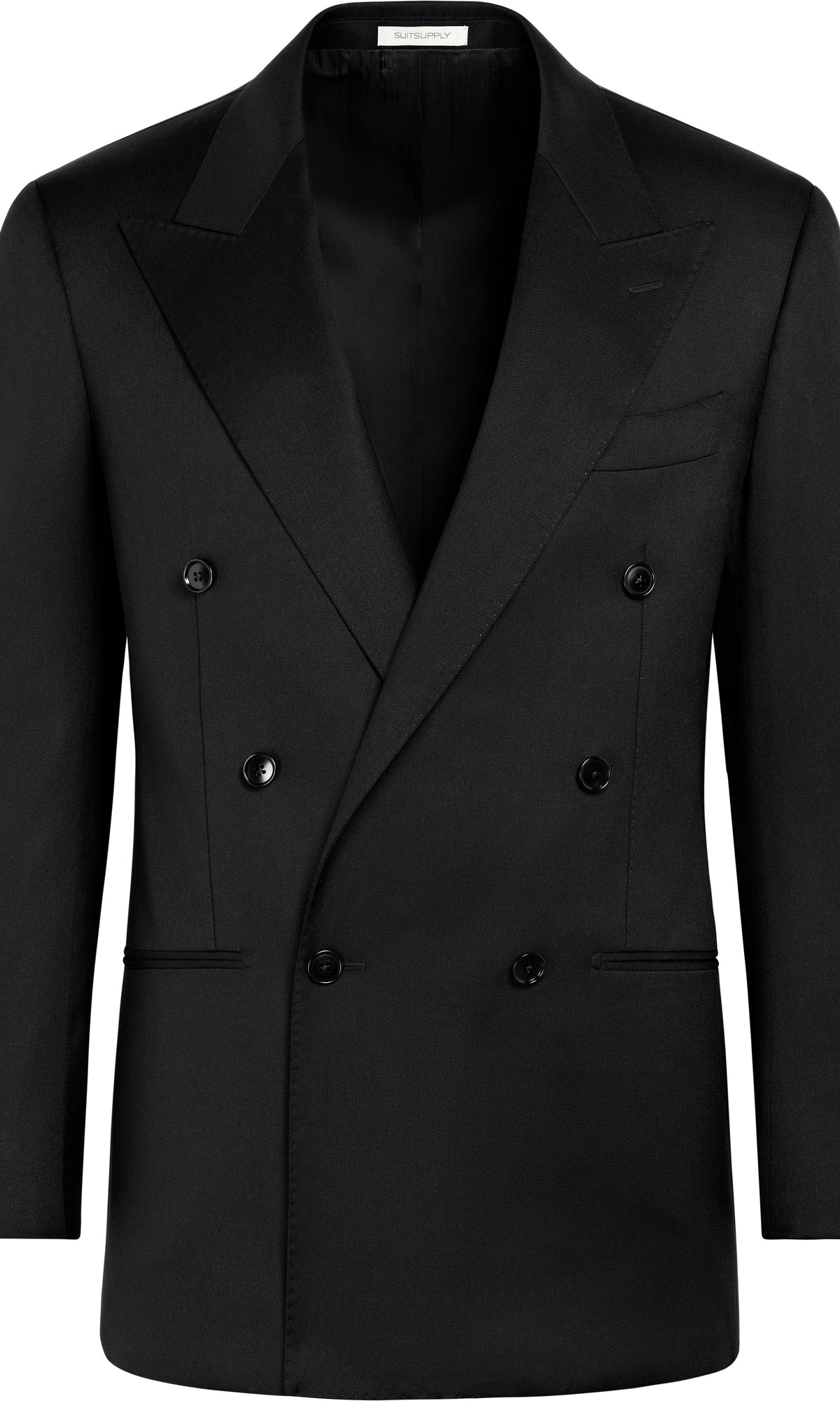 Suitsupply P7154 black Roma relaxed fit suit, additional view