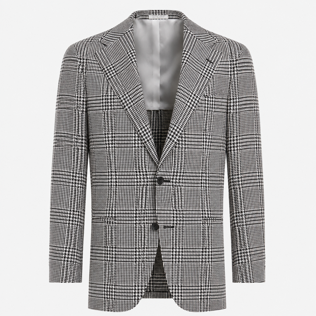 Suitsupply Black Checked Relaxed Fit Roma Blazer C23023