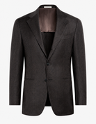 Suitsupply C24228 Dark Brown Houndstooth Tailored Fit Havana Blazer