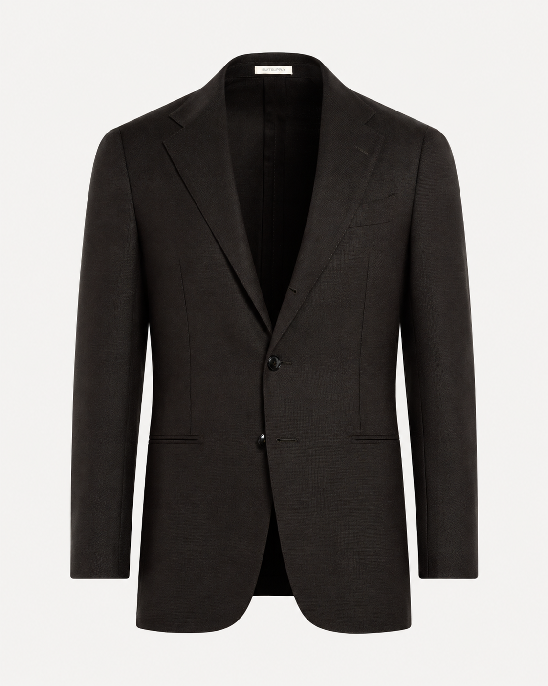 Suitsupply Dark Brown Havana Suit in Rogna 4-Ply Wool - C6639