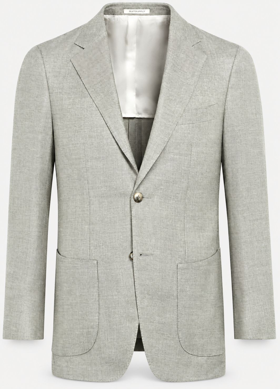 Suitsupply C1815 Havana light green E.Thomas wool silk linen cashmere blazer