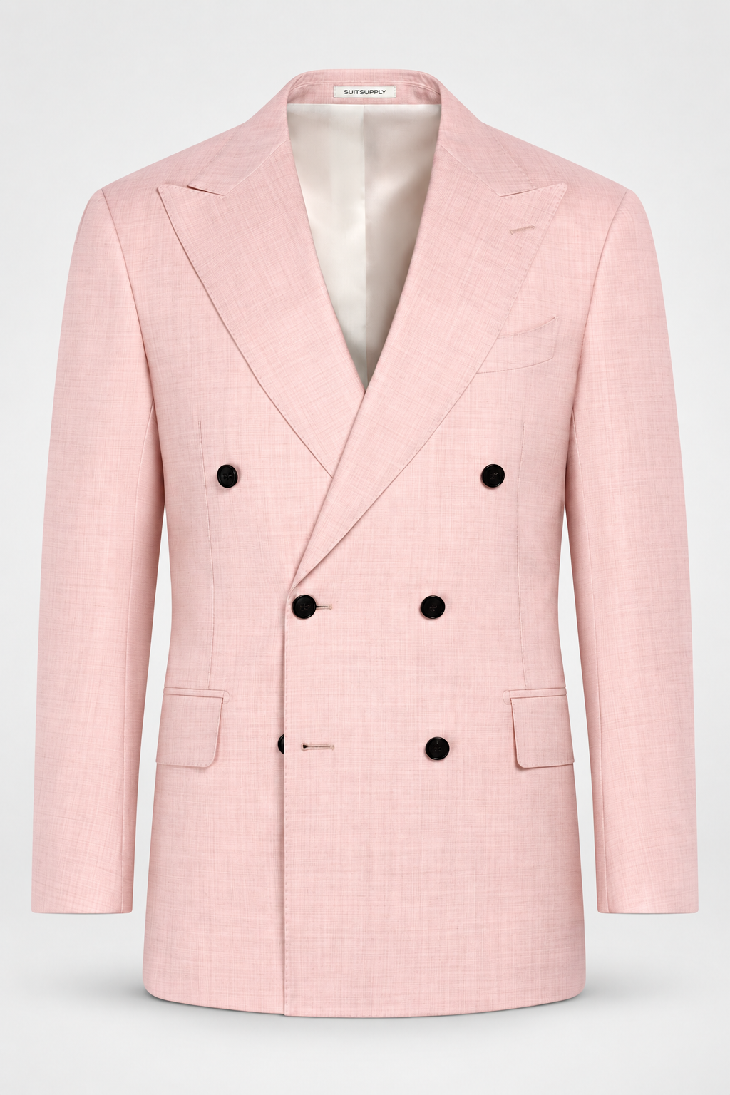 Suitsupply P7116 pink Milano suit in E.Thomas S130's wool