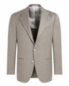 Suitsupply P6739 Mid Brown Relaxed Fit Roma Suit Jacket