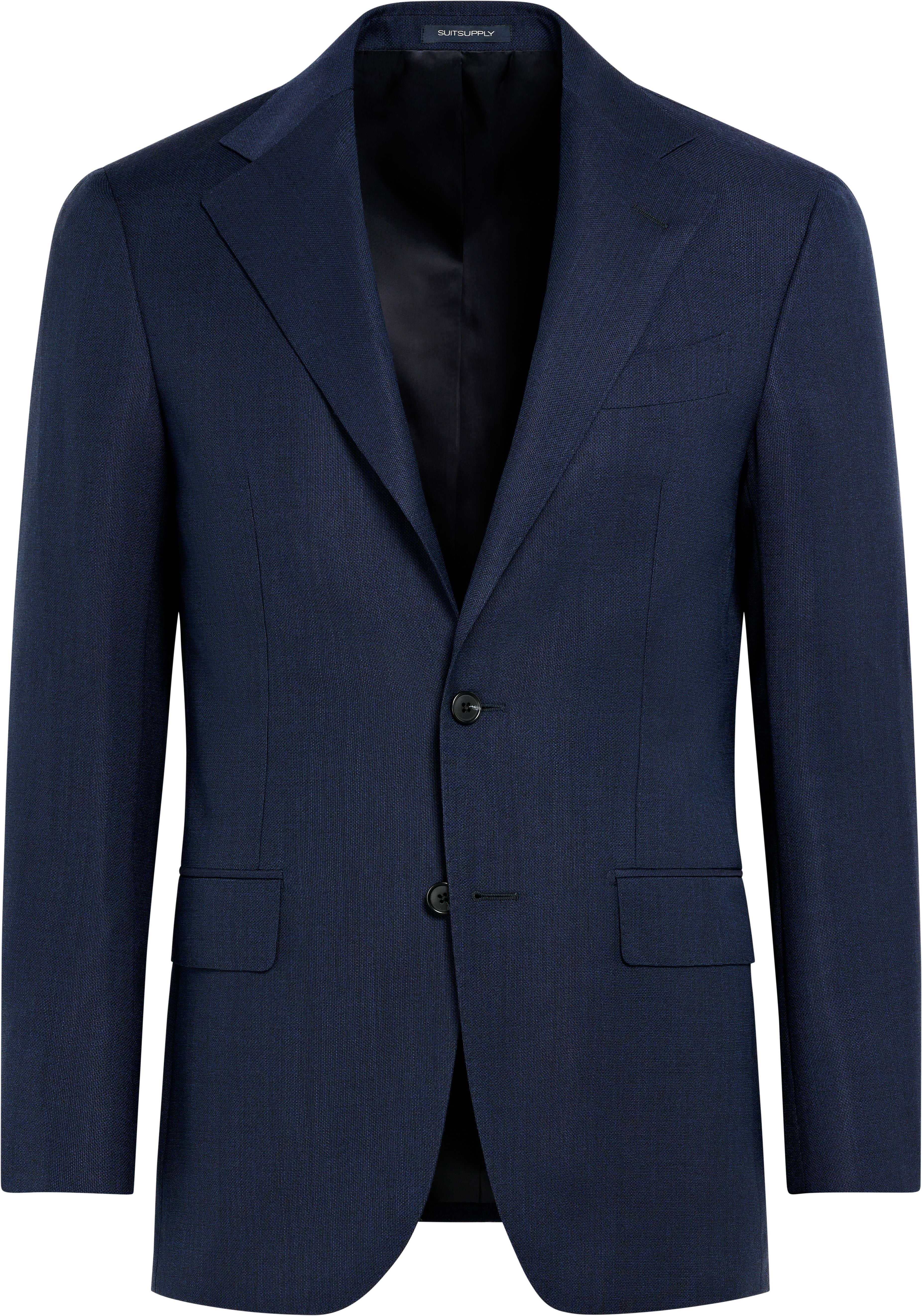 Suitsupply P6962 navy Perennial Tailored Fit Havana suit in Super 110s wool by Reda