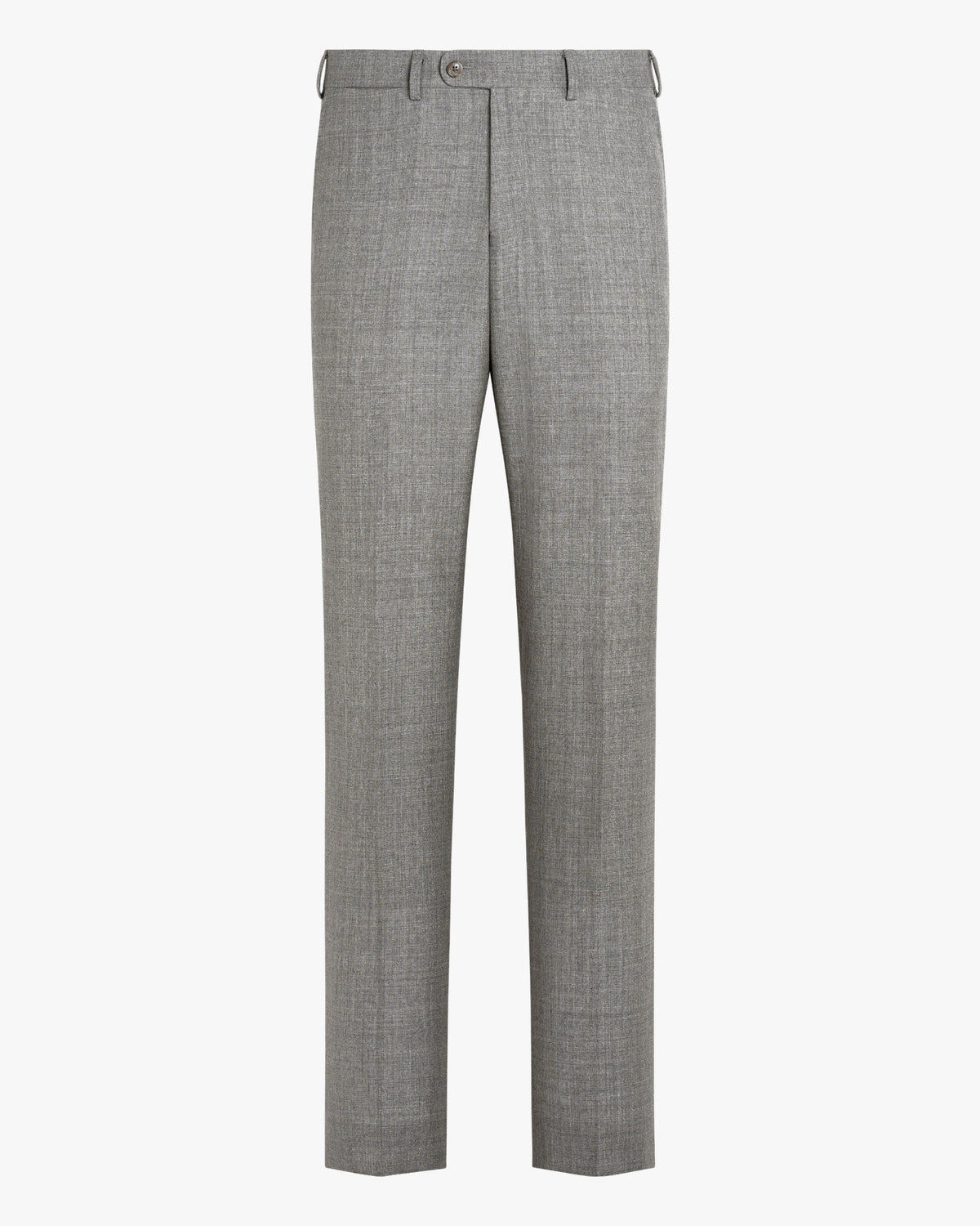 Suitsupply Lazio light grey VBC tropical wool suit trousers, front view
