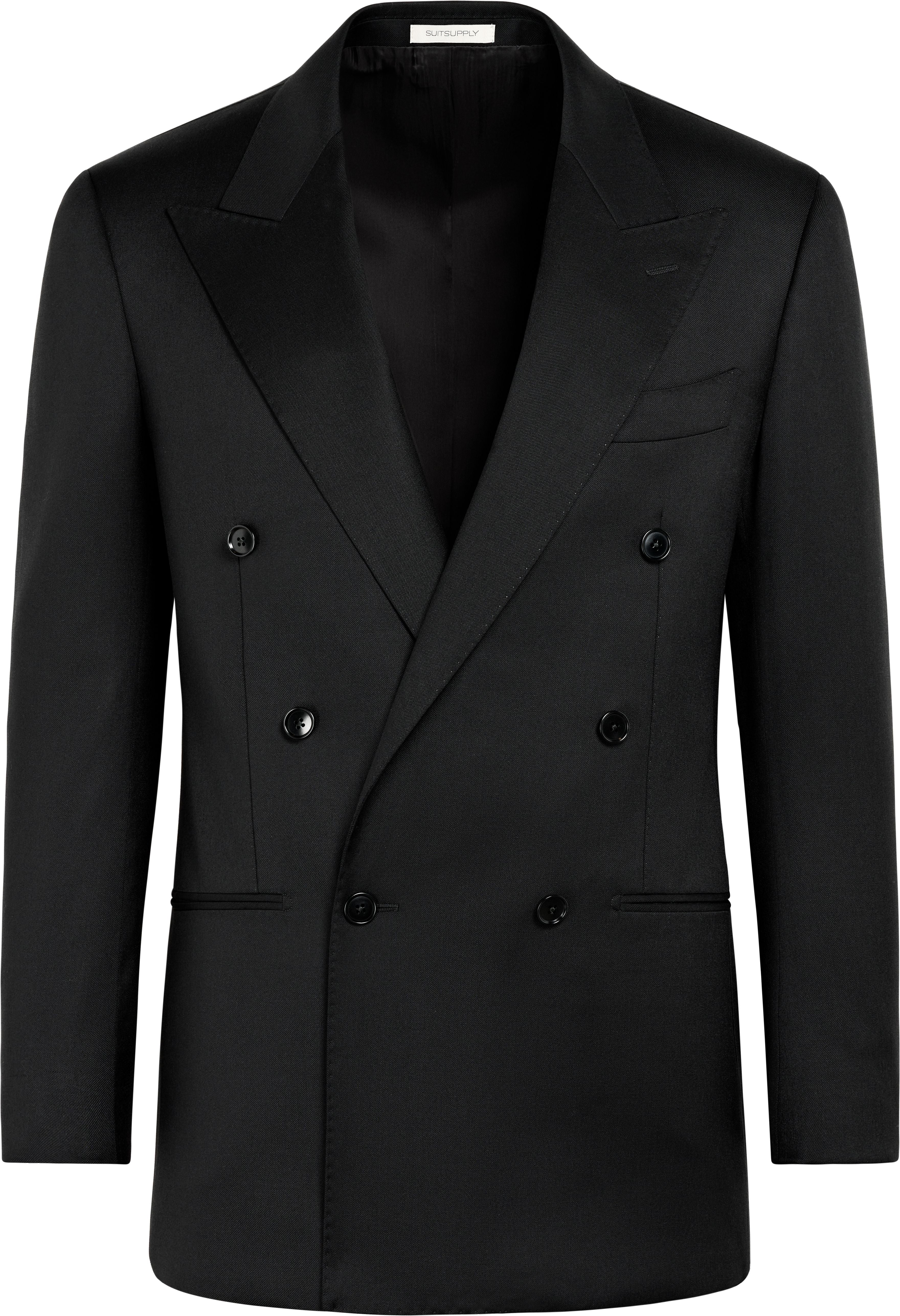 Suitsupply P7154 black Roma relaxed fit suit, additional view